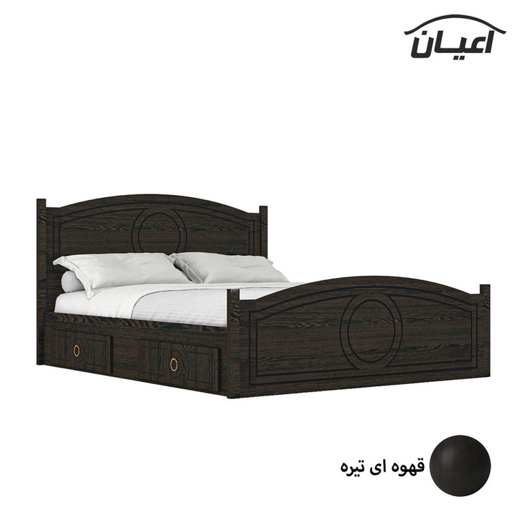 تخت خواب دو نفره کوچیل کد KL673 سایز 200x160 سانتی متر