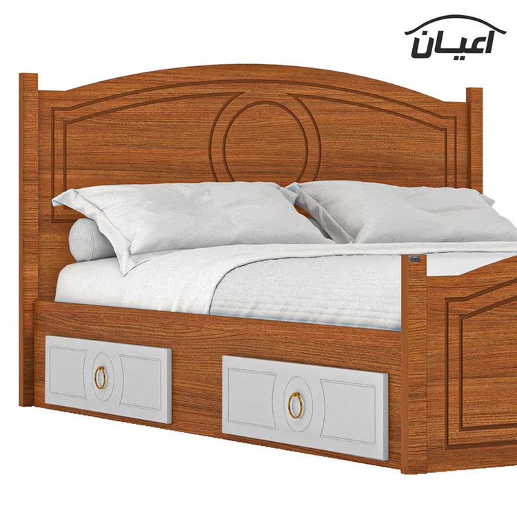 تخت خواب دو نفره کوچیل کد KL673 سایز 200x160 سانتی متر