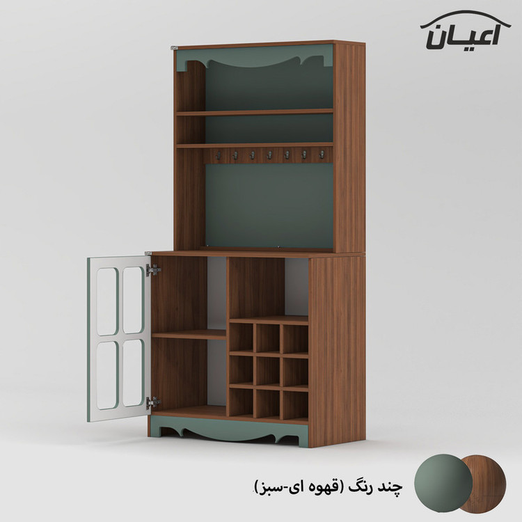 کنسول کوچیل مدل کافه بار کد KL882 طول 90 سانتی متر