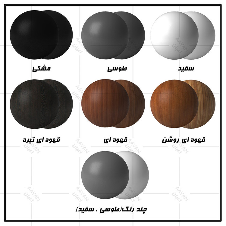 تخت خواب ملامینه یک نفره کوچیل مدل KL981 سایز 90x200 سانتی متر