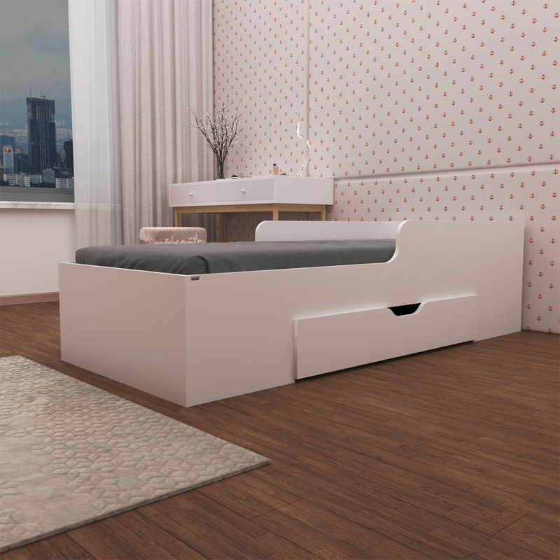 تخت خواب یک نفره کوچیل مدل KL659 سایز 90x200 سانتی متر