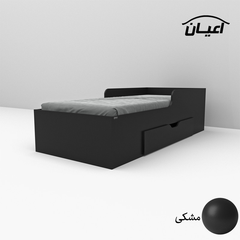 تخت خواب یک نفره کوچیل مدل KL659 سایز 90x200 سانتی متر