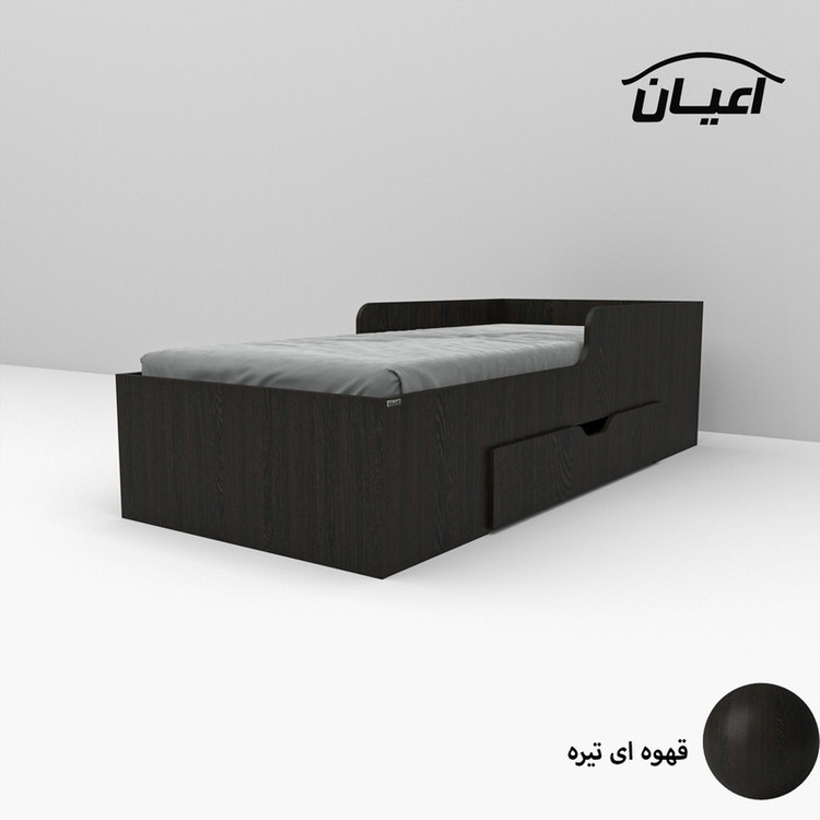 تخت خواب یک نفره کوچیل مدل KL659 سایز 90x200 سانتی متر
