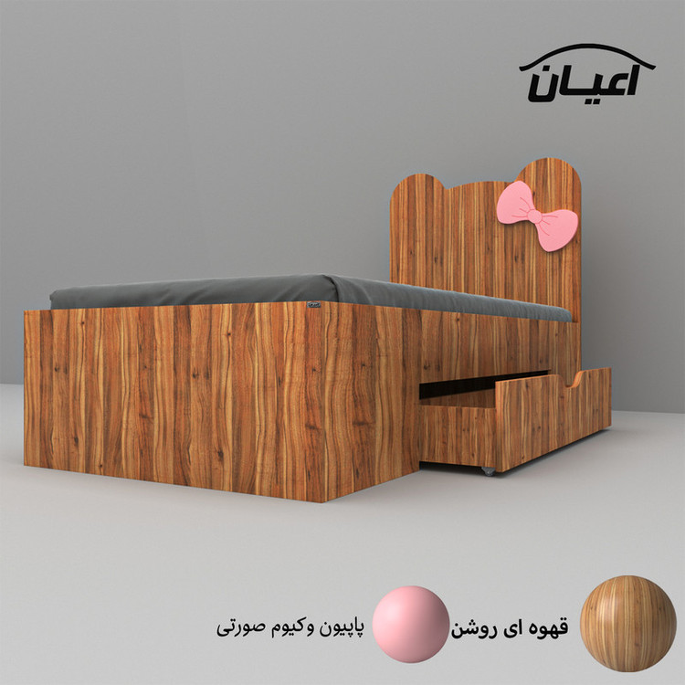 تخت خواب کوچیل مدل KL608 سایز 80x180 سانتی متر