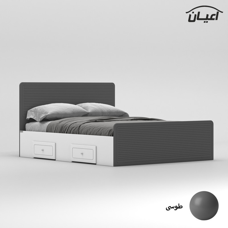 تخت خواب دو نفره کوچیل مدل KL812 سایز 160x200 سانتی متر