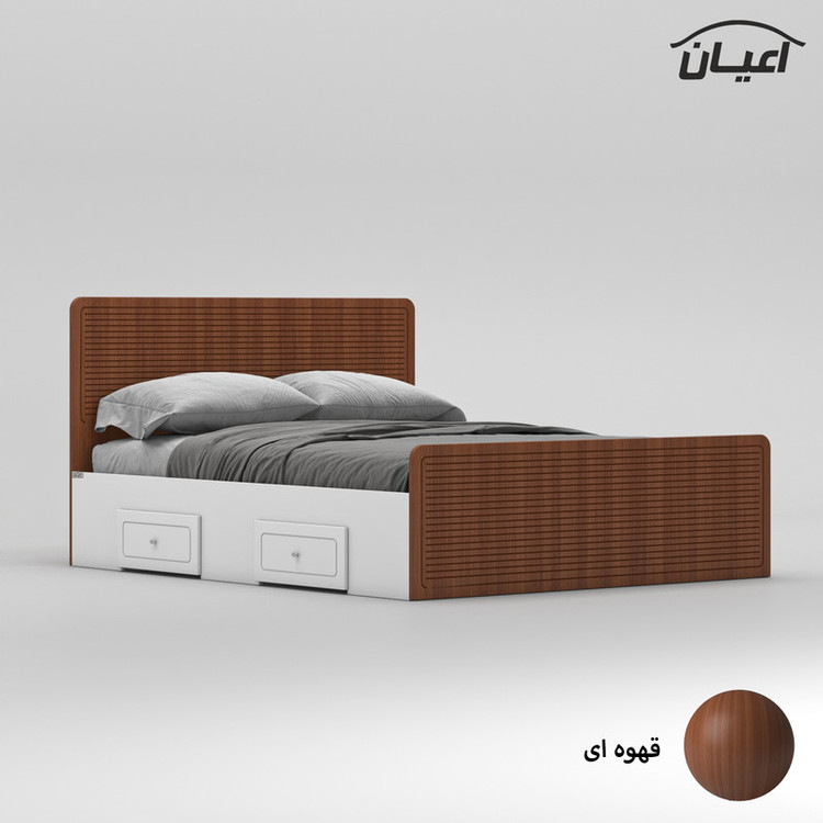 تخت خواب دو نفره کوچیل مدل KL812 سایز 160x200 سانتی متر
