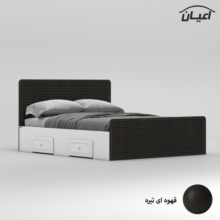 تخت خواب دو نفره کوچیل مدل KL812 سایز 160x200 سانتی متر