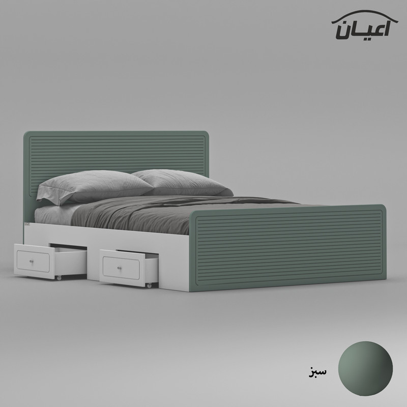 تخت خواب دو نفره کوچیل مدل KL812 سایز 160x200 سانتی متر