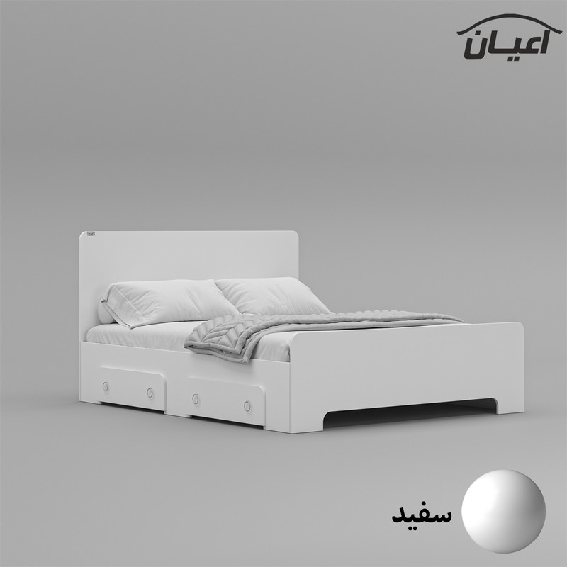 تخت خواب دونفره کوچیل مدل KL792 سایز 160x200 سانتی متر