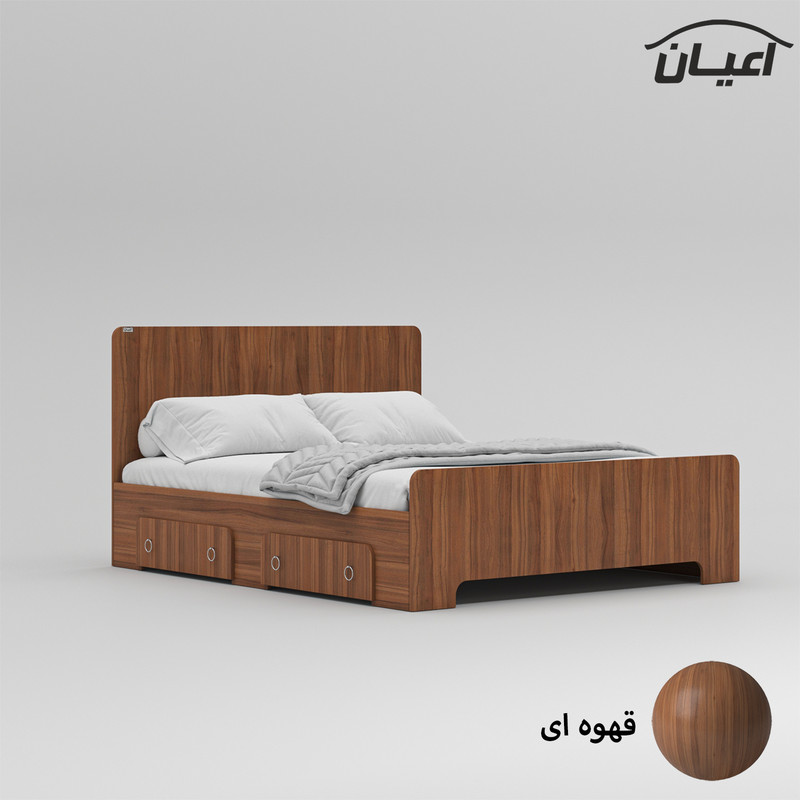 تخت خواب دونفره کوچیل مدل KL792 سایز 160x200 سانتی متر