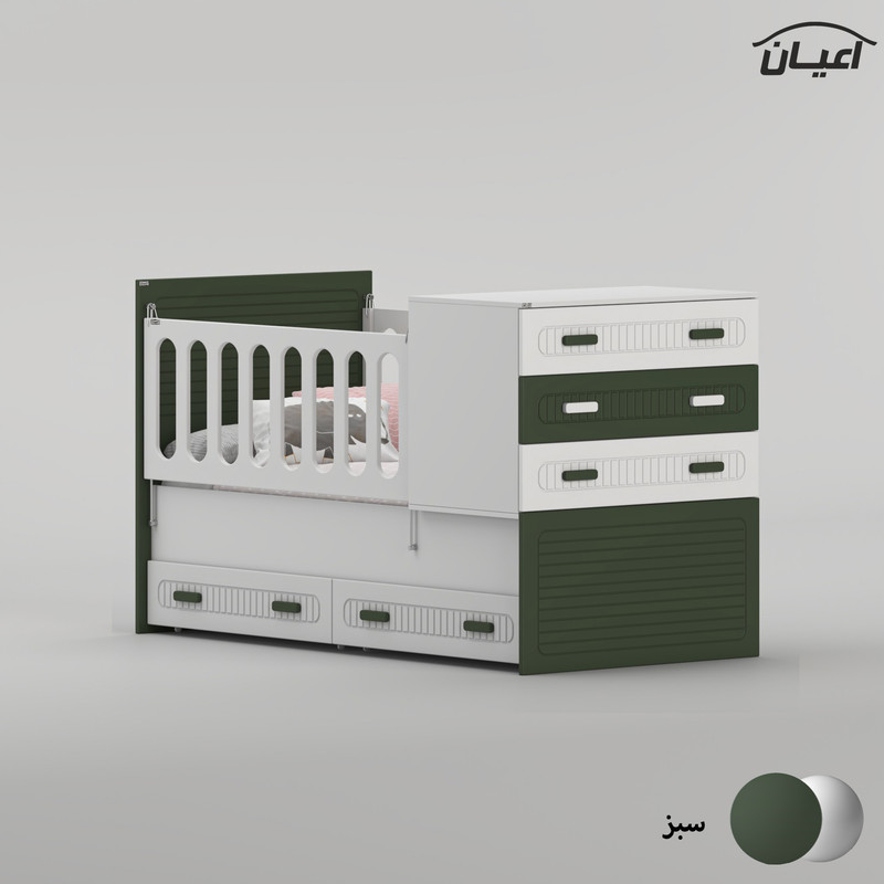 تختخواب کودک کوچیل مدل KL1006 سایز 180 × 80 سانتی متر