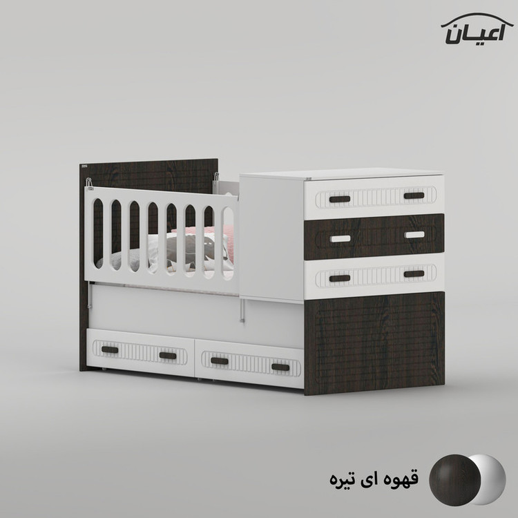 تختخواب کودک کوچیل مدل KL1006 سایز 180 × 80 سانتی متر