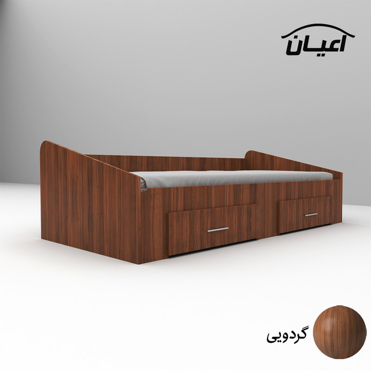 تخت خواب یک نفره کوچیل مدل KL613 سایز 80x180 سانتی متر