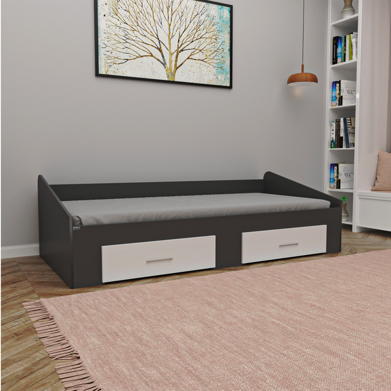 تخت خواب یک نفره کوچیل مدل KL613 سایز 80x180 سانتی متر