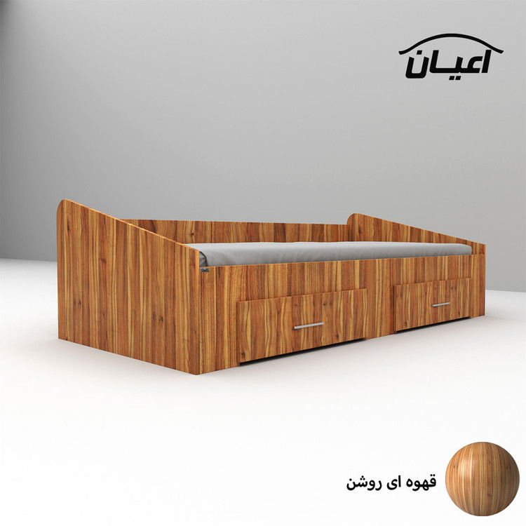 تخت خواب یک نفره کوچیل مدل KL613 سایز 80x180 سانتی متر