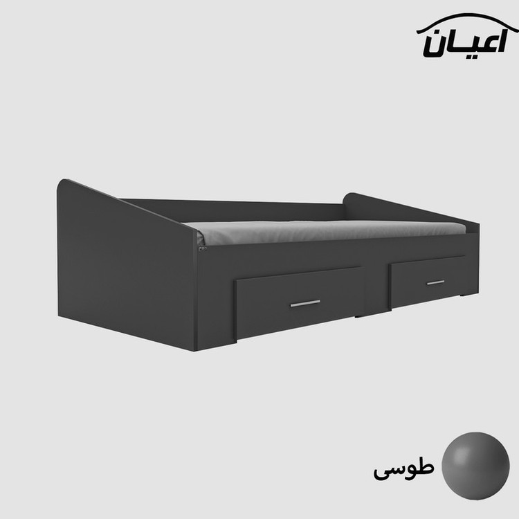 تخت خواب یک نفره کوچیل مدل KL613 سایز 80x180 سانتی متر
