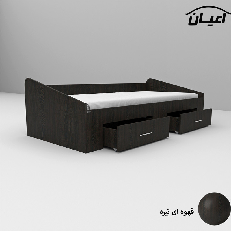 تخت خواب یک نفره کوچیل مدل KL613 سایز 80x180 سانتی متر