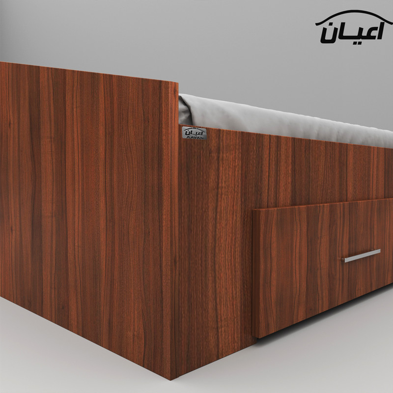تخت خواب یک نفره کوچیل مدل KL613 سایز 80x180 سانتی متر