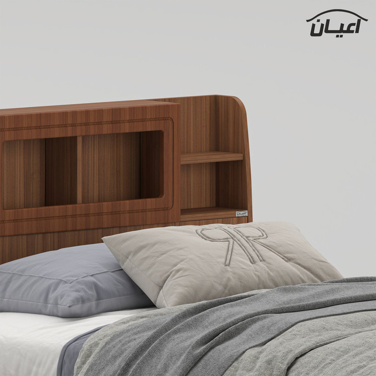 تخت خواب ملامینه یک نفره کوچیل مدل KL982 سایز 120x200 سانتی متر