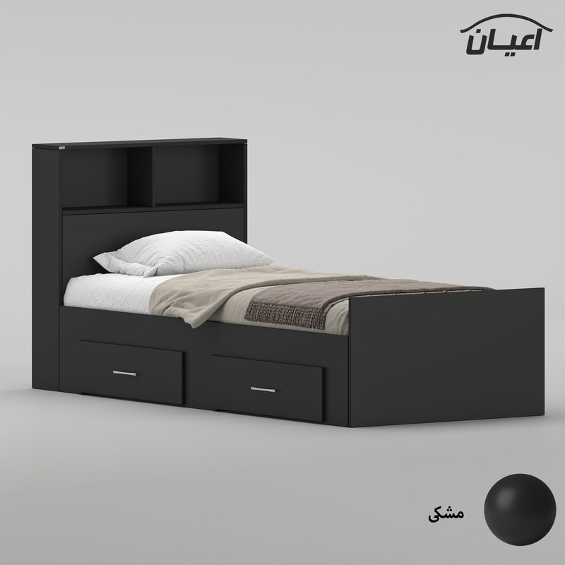 تختخواب ملامینه یک نفره کوچیل مدل KL1019 سایز 90 * 200 سانتیمتر