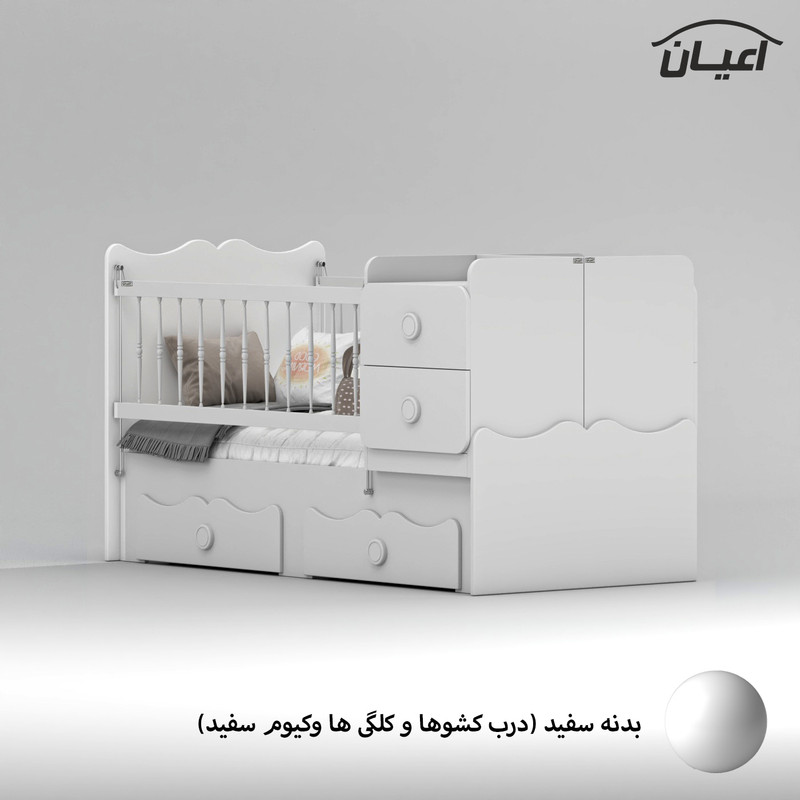 تختخواب کودک کوچیل مدل KL890 سایز 180 × 80