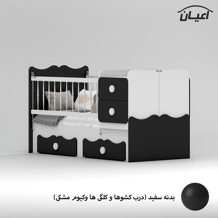تختخواب کودک کوچیل مدل KL890 سایز 180 × 80