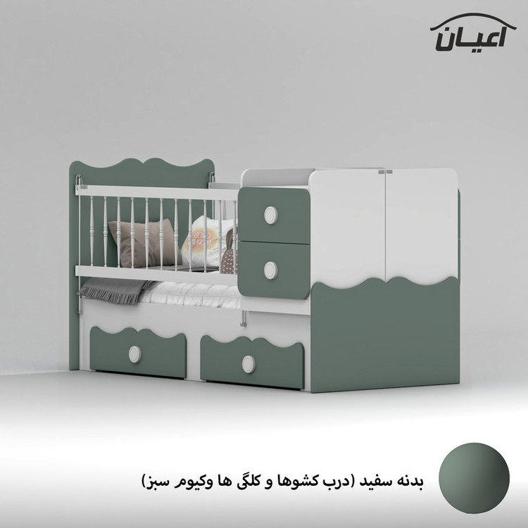 تختخواب کودک کوچیل مدل KL890 سایز 180 × 80