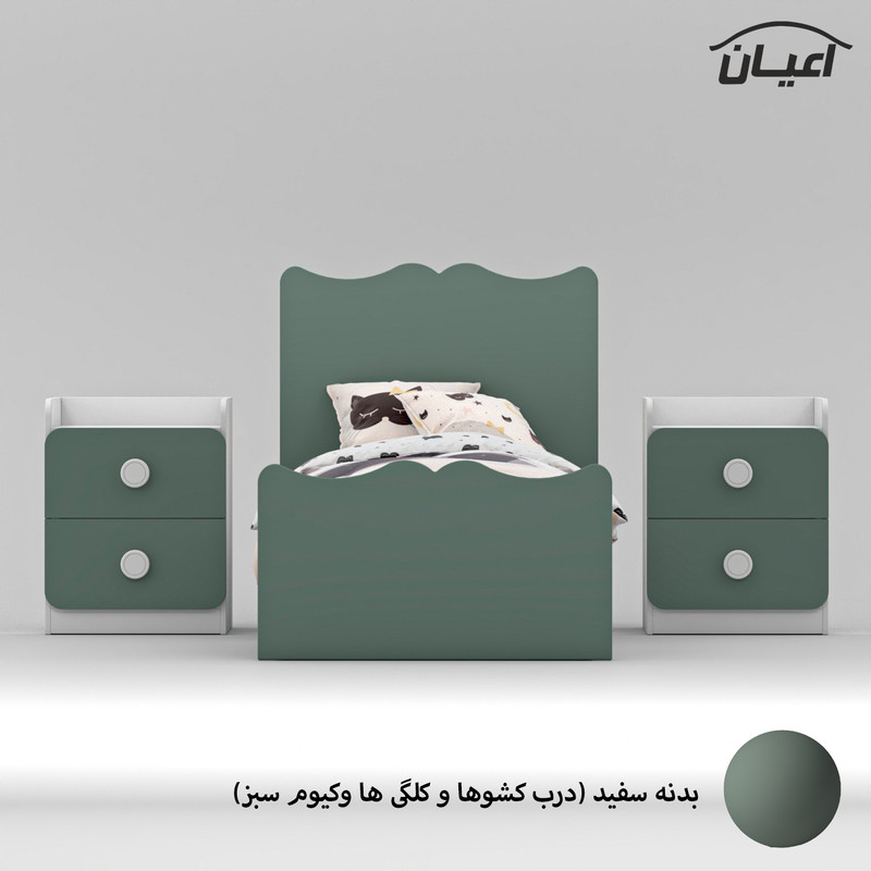 تختخواب کودک کوچیل مدل KL890 سایز 180 × 80