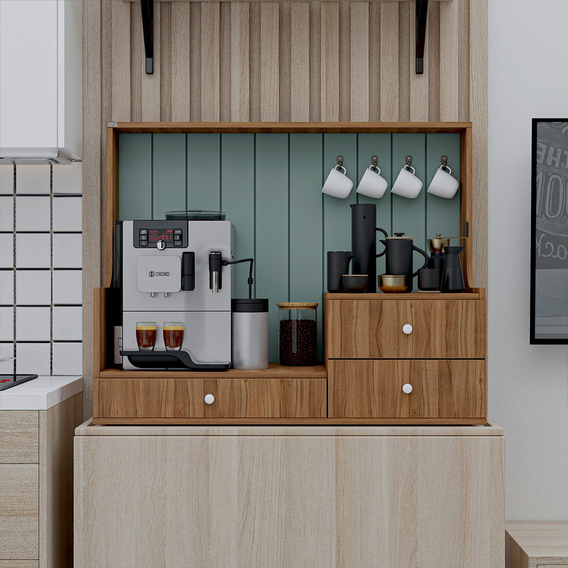 کنسول کوچیل مدل کافه بار KL838 طرح رومیزی