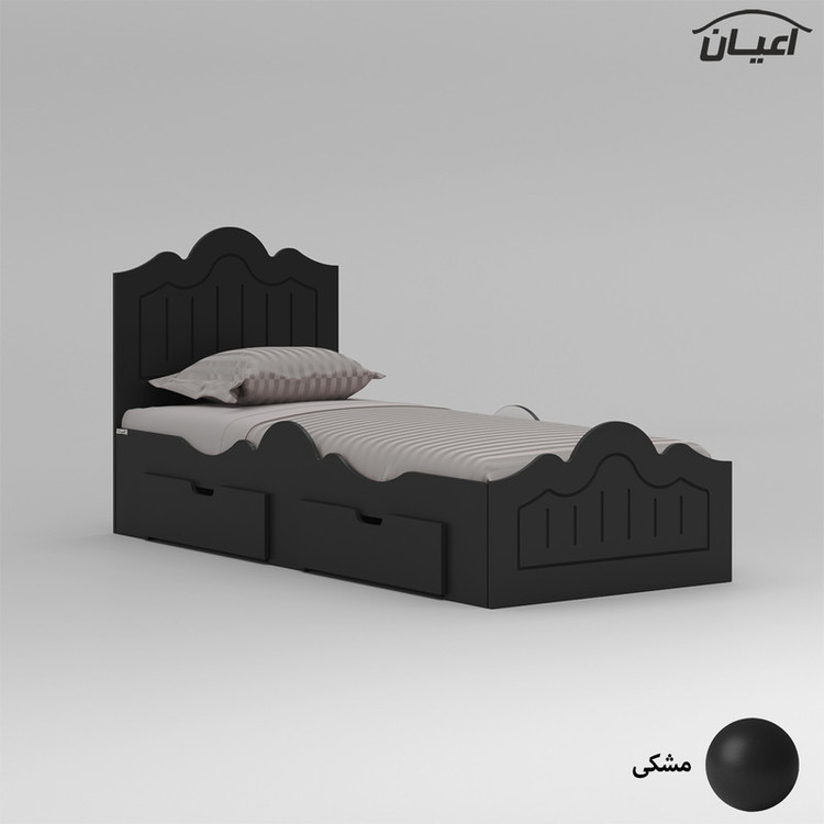 تخت خواب یک نفره کوچیل مدل KL718 سایز 90x200 سانتی متر