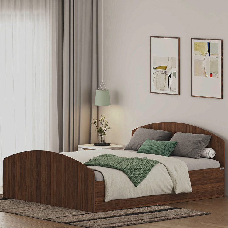 تخت خواب ملامینه دو نفره کوچیل مدل KL973 سایز 160x200 سانتی متر