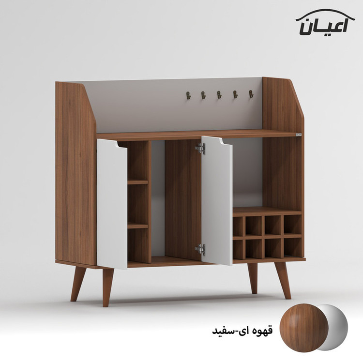 کنسول کوچیل مدل کافه بار کد KL894 طول 120 سانتی متر