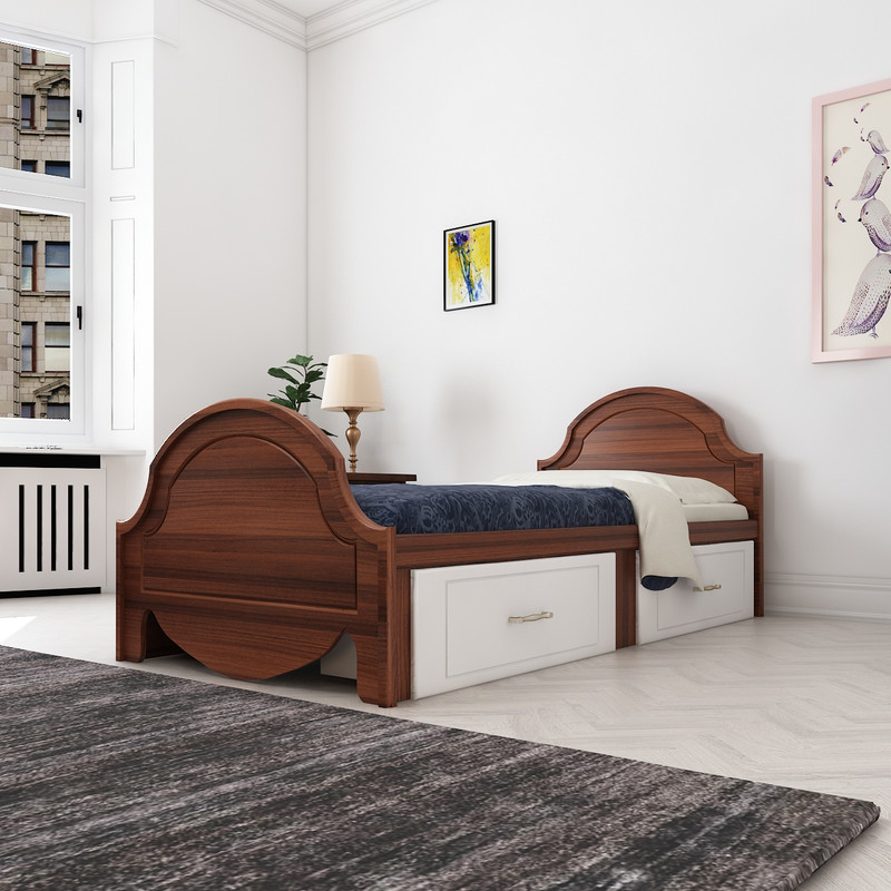 تخت خواب یکنفره کوچیل مدل KL278 سایز 90x200 سانتی متر