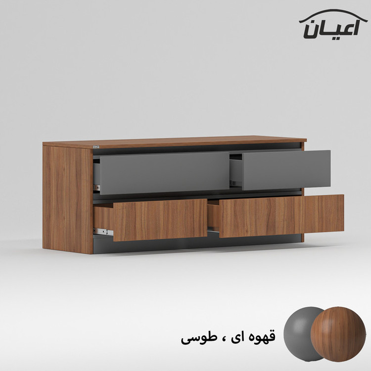 سرویس خواب دونفره کوچیل مدل KL869 سایز 160x200 سانتی متر مجموعه چهار عددی