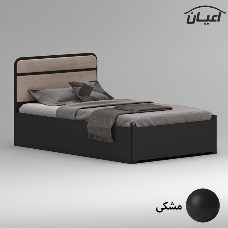 تخت خواب ملامینه یک نفره کوچیل مدل KL951 سایز 120x200 سانتی متر