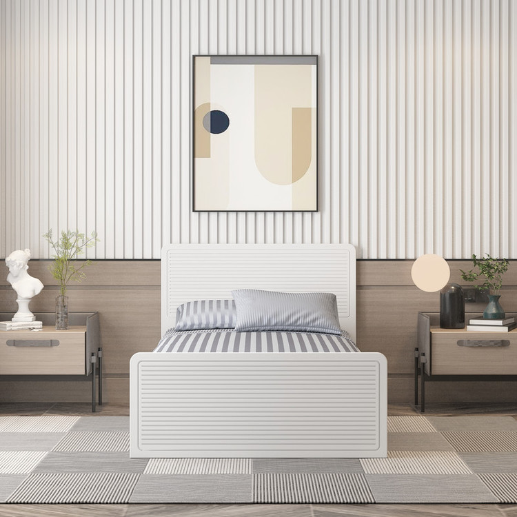 تخت خواب یک نفره کوچیل مدل KL813 سایز 120x200 سانتی متر