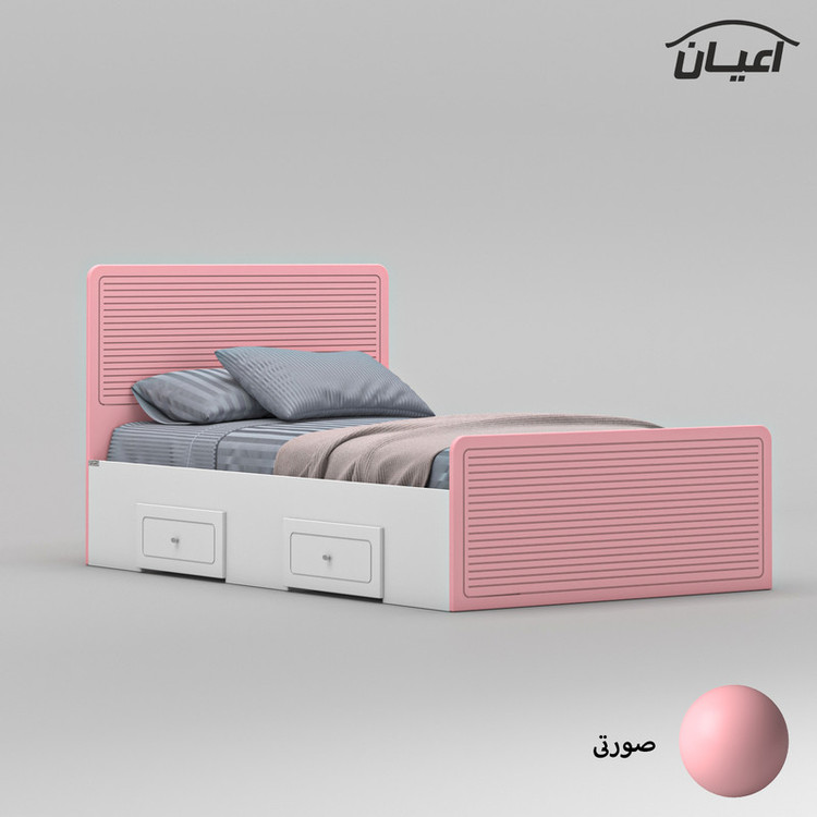 تخت خواب یک نفره کوچیل مدل KL813 سایز 120x200 سانتی متر