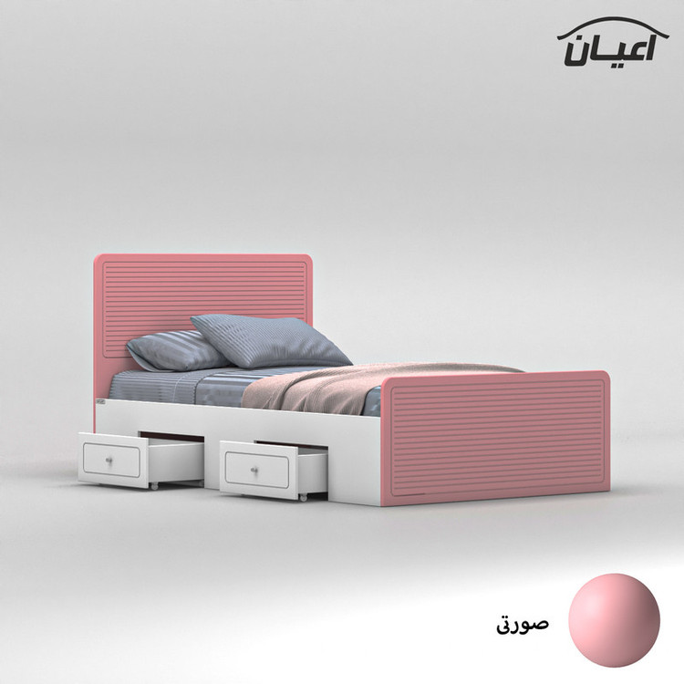 تخت خواب یک نفره کوچیل مدل KL813 سایز 120x200 سانتی متر
