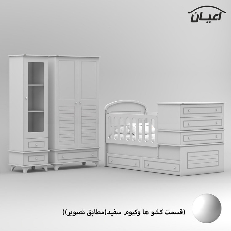سرویس خواب کودک و نوزاد کوچیل مدل KL908 مجموعه سه عددی