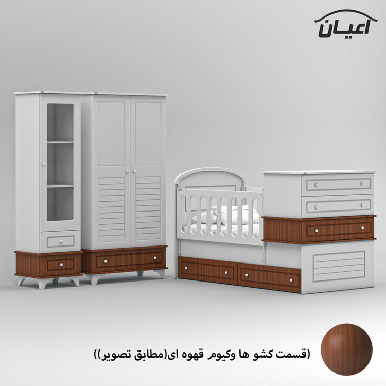 سرویس خواب کودک و نوزاد کوچیل مدل KL908 مجموعه سه عددی