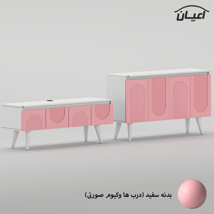 سرویس کنسول و میز تلویزیون کوچیل مدل KL979 مجموعه دو عددی