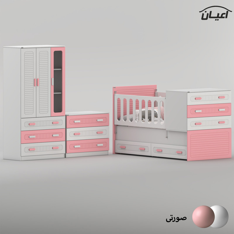 سرویس خواب کودک و نوزاد کوچیل مدل KL1007 مجموعه سه عددی