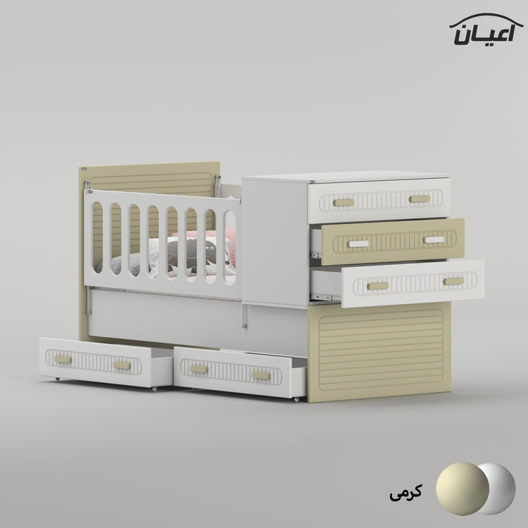 سرویس خواب کودک و نوزاد کوچیل مدل KL1007 مجموعه سه عددی