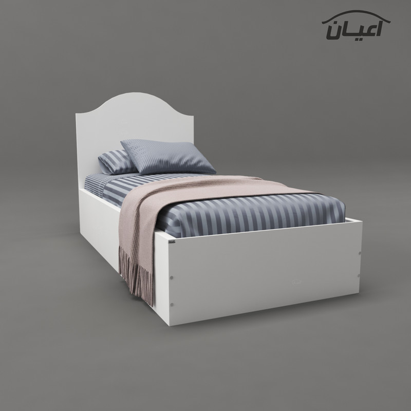 تخت خواب یکنفره کوچیل مدل KL366 سایز 90x200 سانتی متر