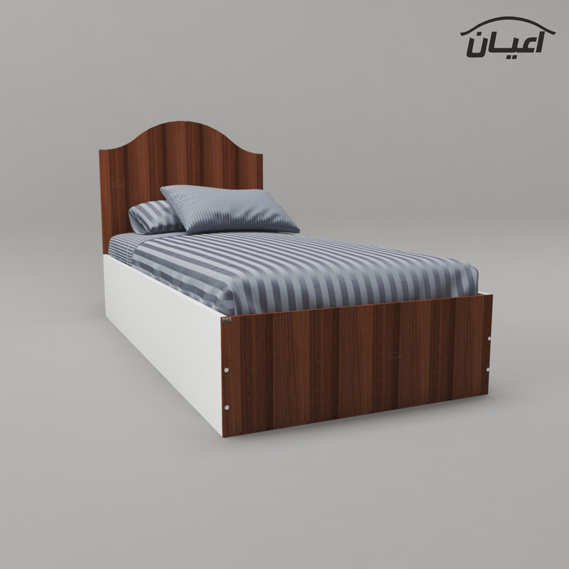 تخت خواب یکنفره کوچیل مدل KL366 سایز 90x200 سانتی متر