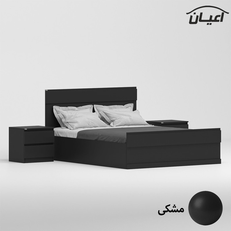 سرویس خواب دونفره کوچیل مدل KL864 سایز 160x200 سانتی متر مجموعه سه عددی