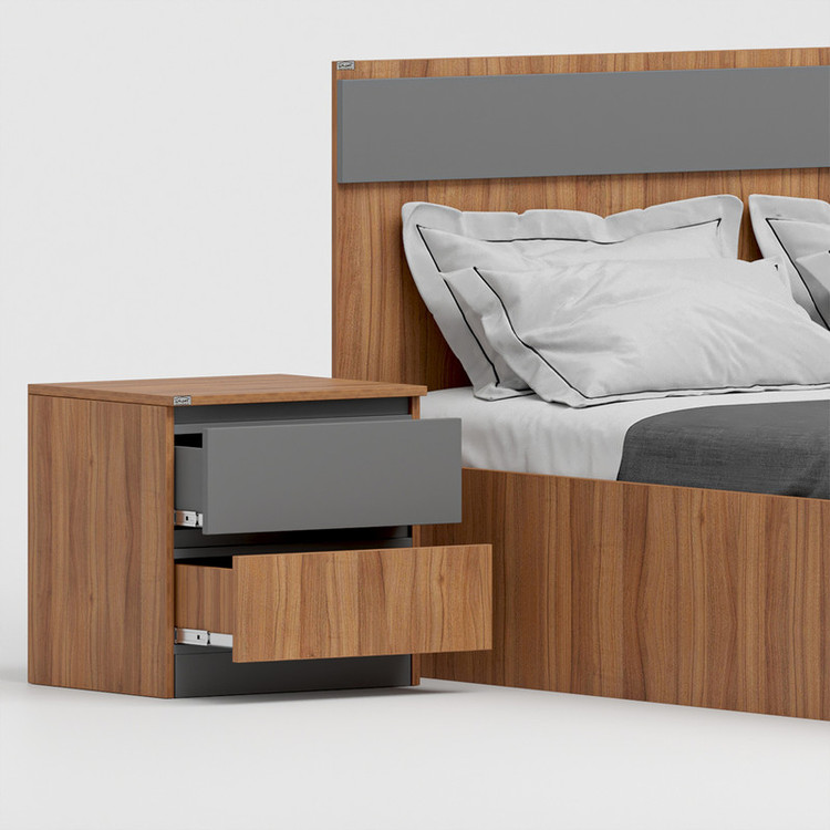 سرویس خواب دونفره کوچیل مدل KL864 سایز 160x200 سانتی متر مجموعه سه عددی