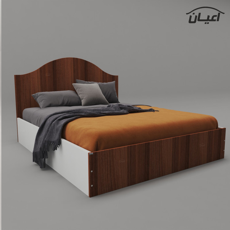 تخت خواب دونفره کوچیل مدل KL365 سایز 160x200 سانتی متر
