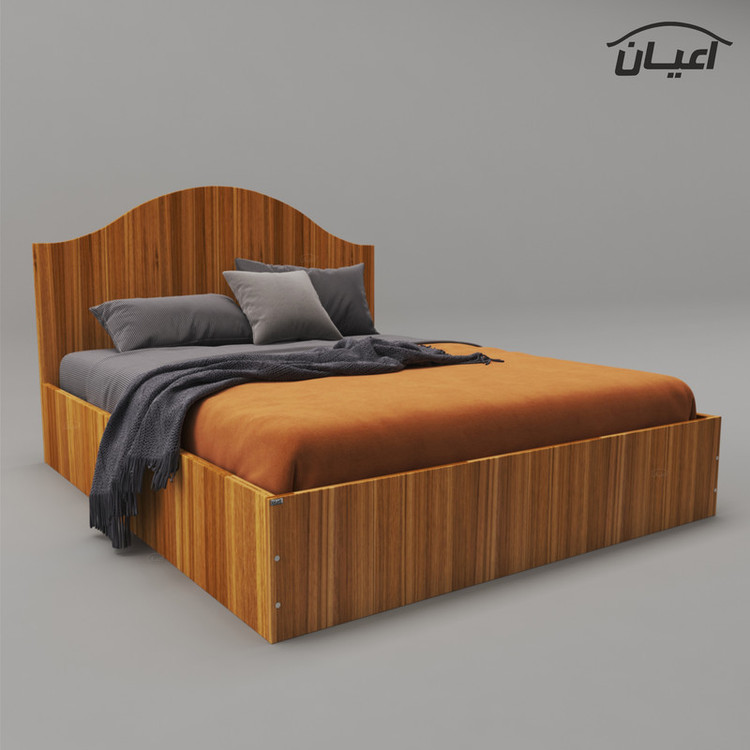 تخت خواب دونفره کوچیل مدل KL365 سایز 160x200 سانتی متر