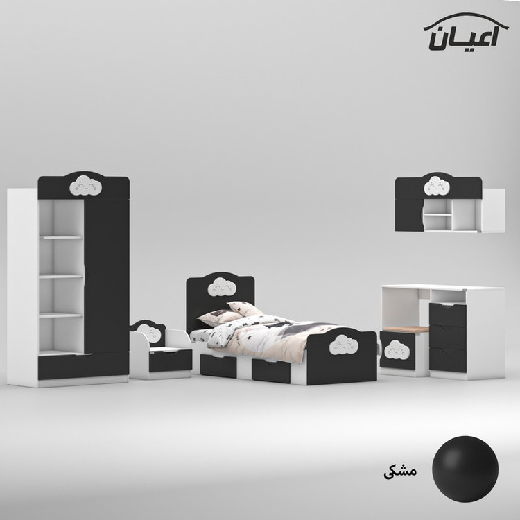 سرویس خواب کوچیل مدل KL766 سایز 80×180 سانتی متر مجموعه 6 عددی